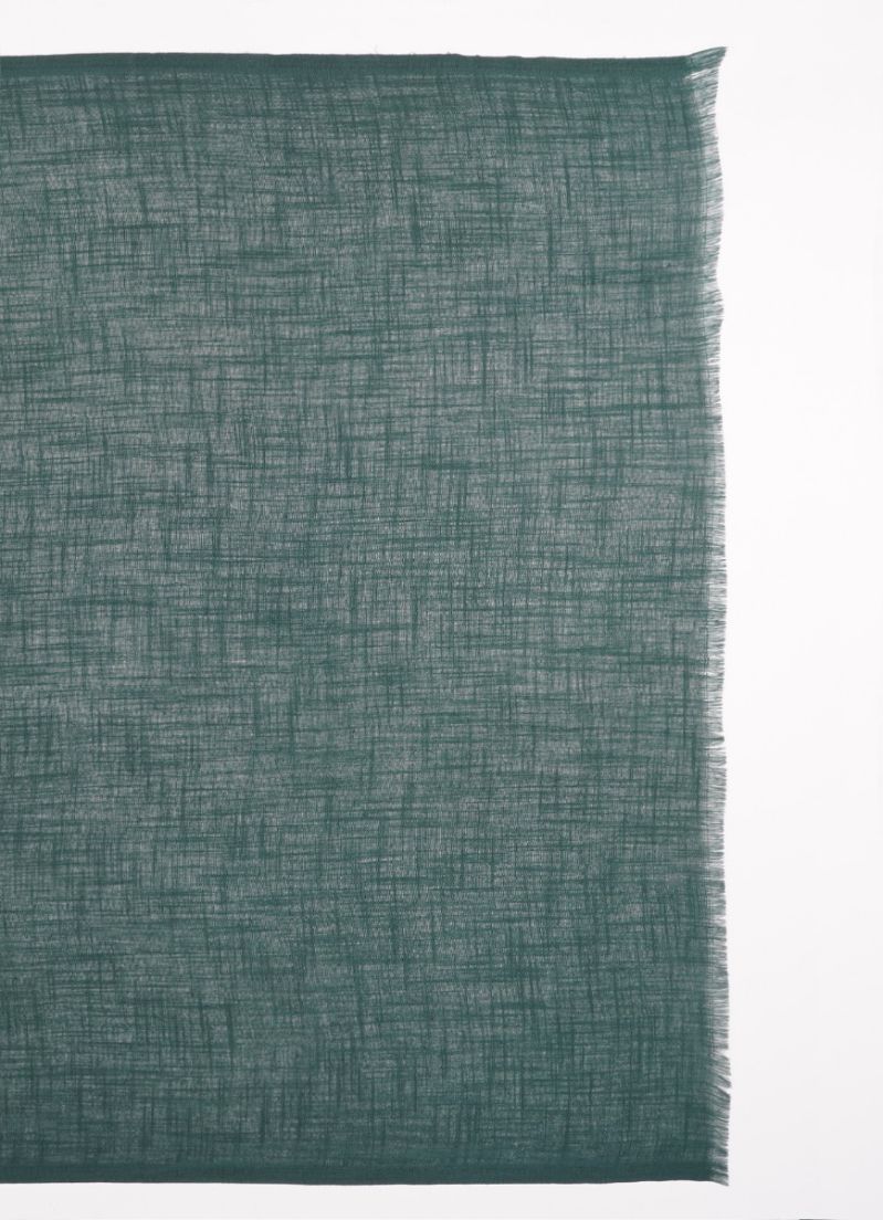 Dark Green Cotton Soft scarf