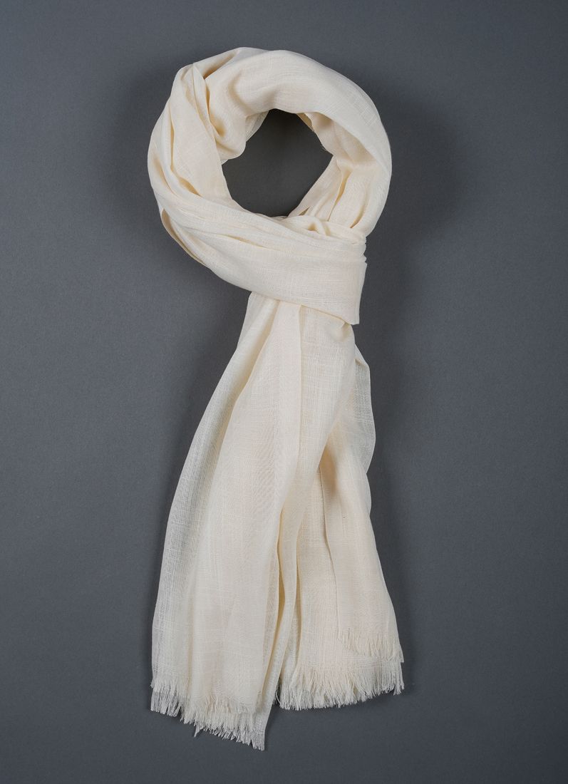 Buy Ivory Cotton Soft scarf