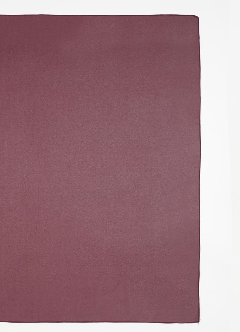 Wine Georgette Soft scarf