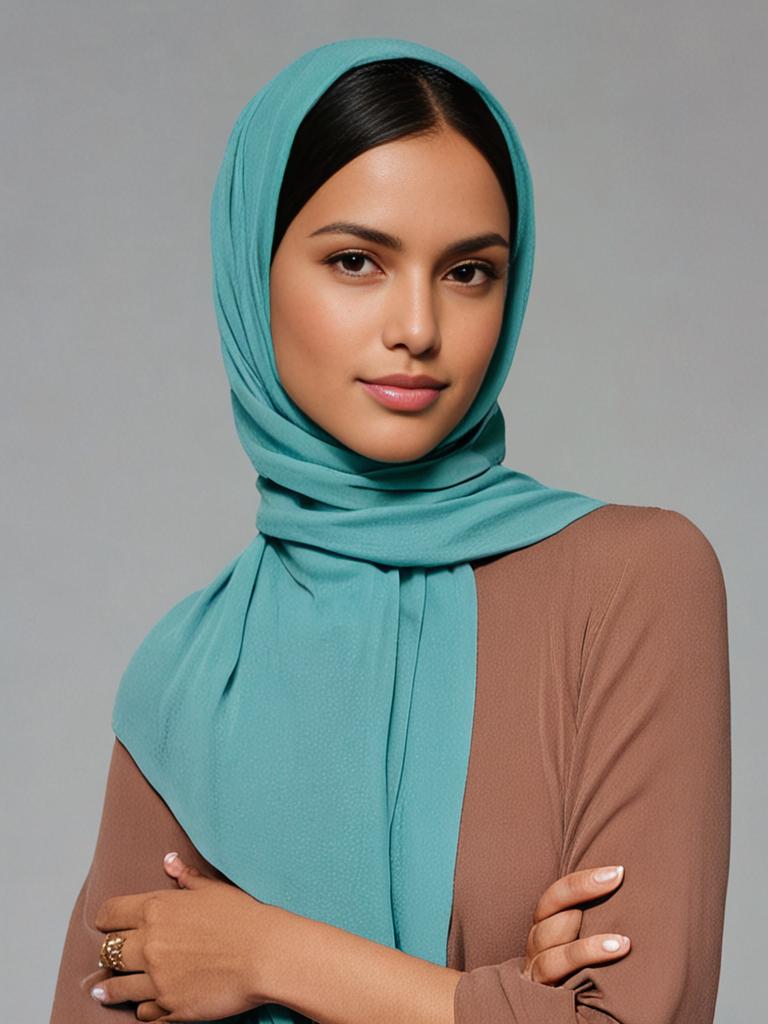Sea Green Georgette Soft scarf