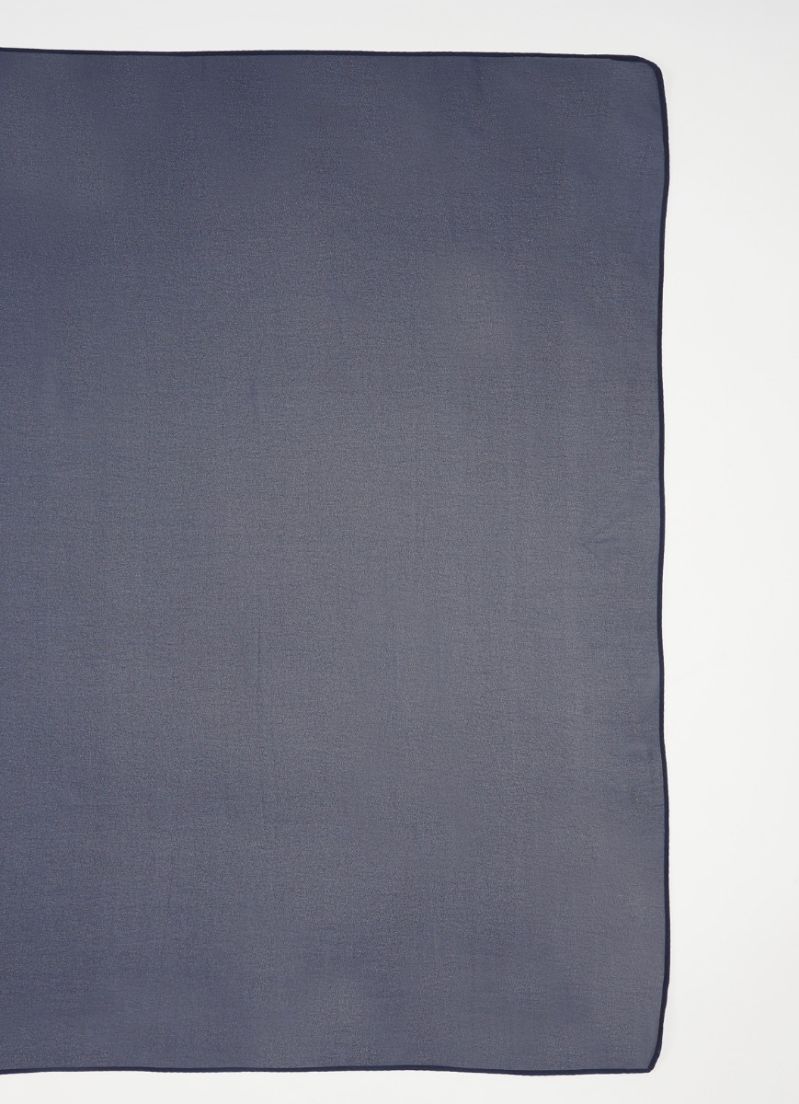 Midnight Blue Georgette Soft scarf