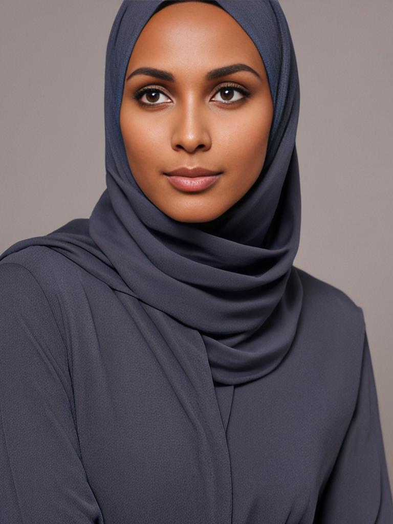 Dark Grey Georgette Soft scarf