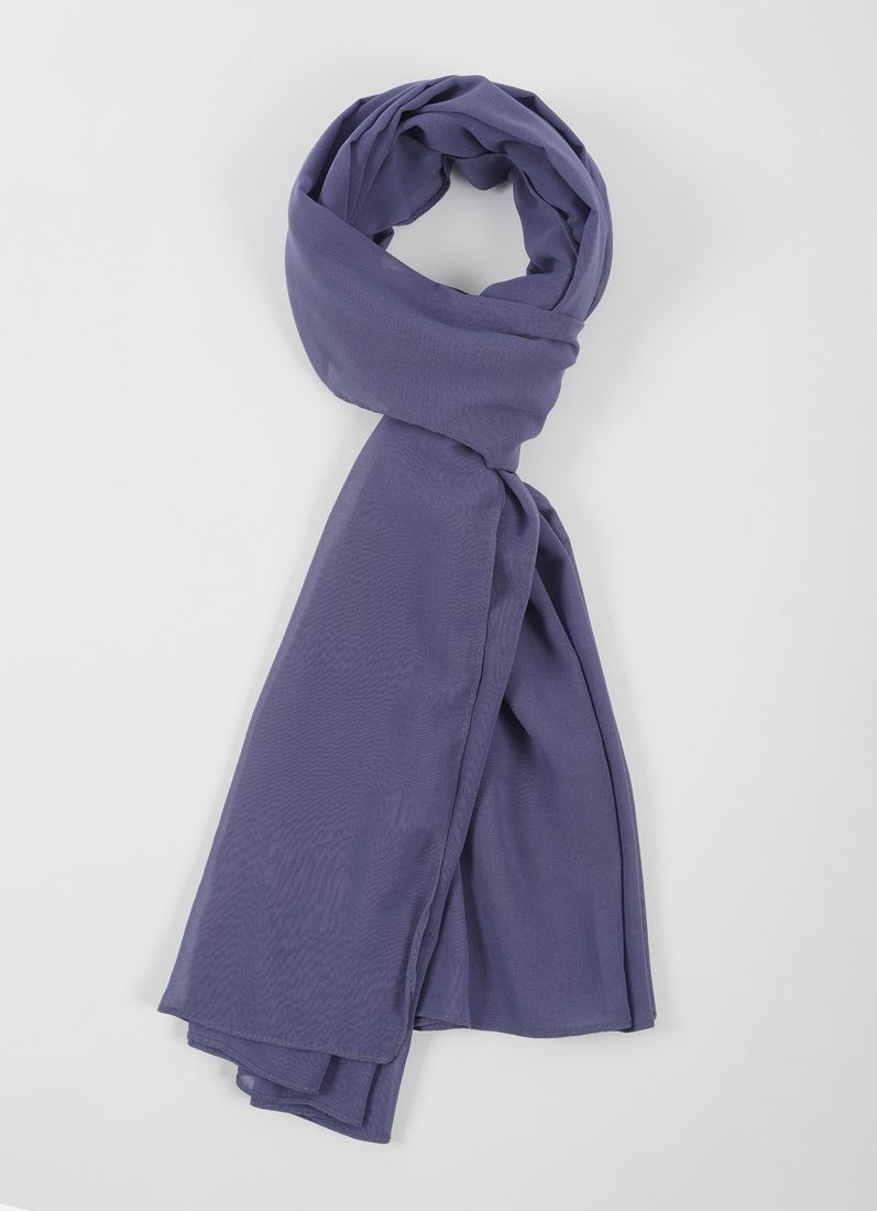 Buy Dark Grey Georgette Soft scarf