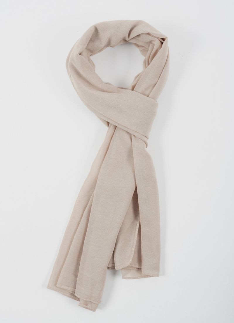 Buy Beige Georgette Soft scarf