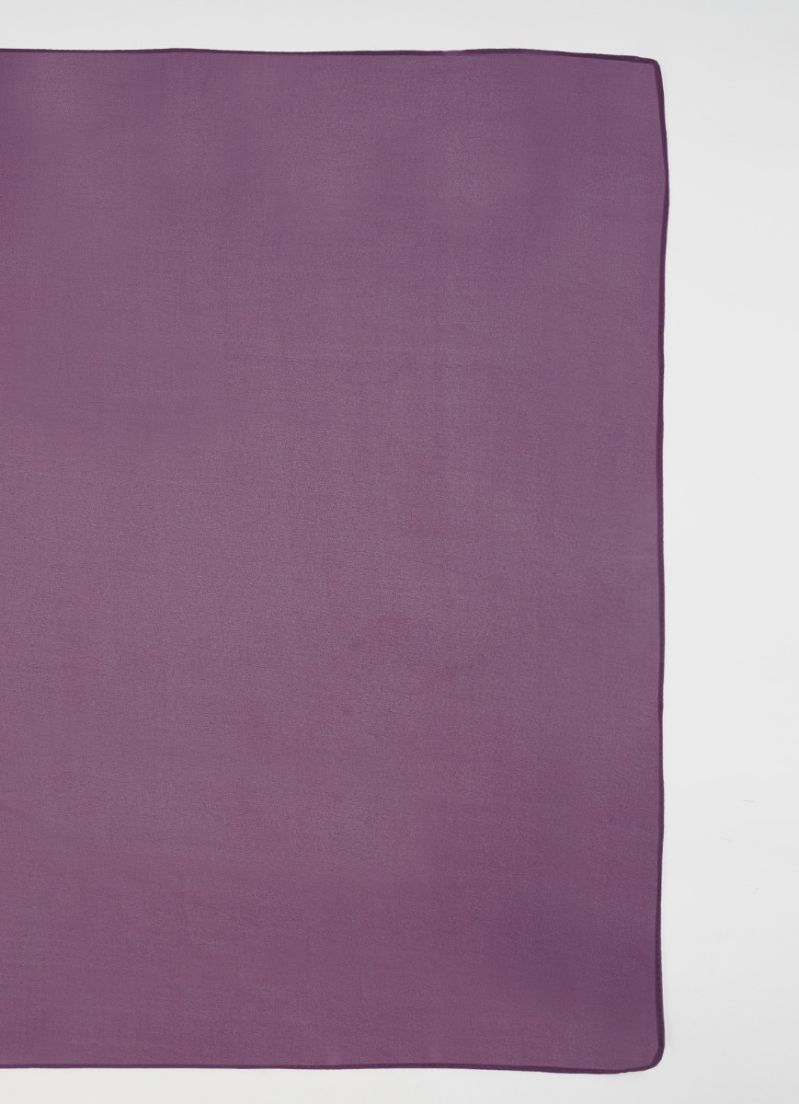 Plum Georgette Soft scarf