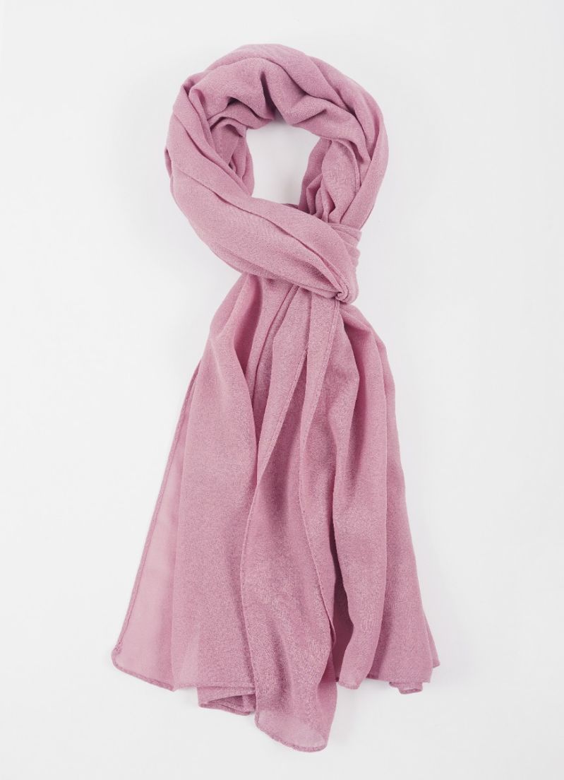 Buy Pink Georgette Soft scarf