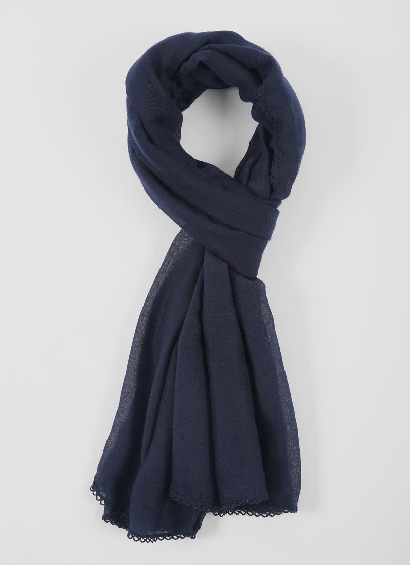 Buy Midnight Blue Lace scarf