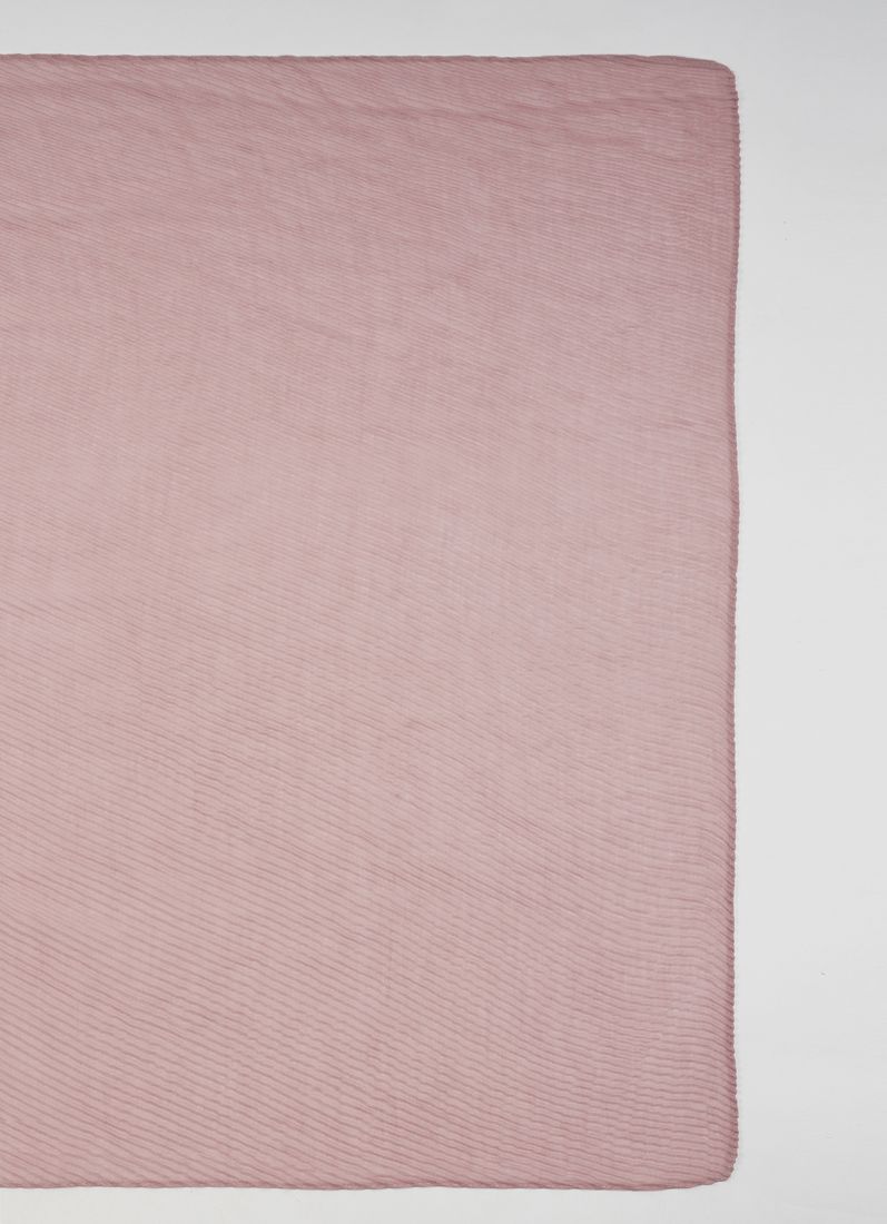 Nude Cotton Crinkled scarf
