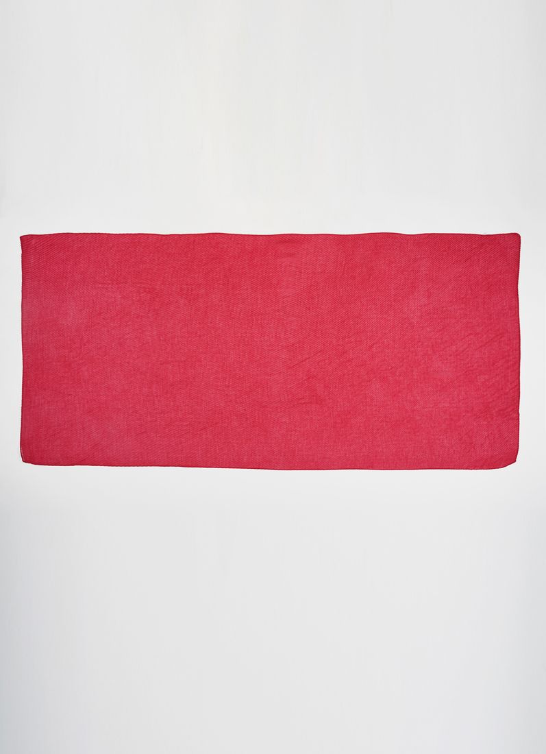 Magenta Cotton Crinkled scarf