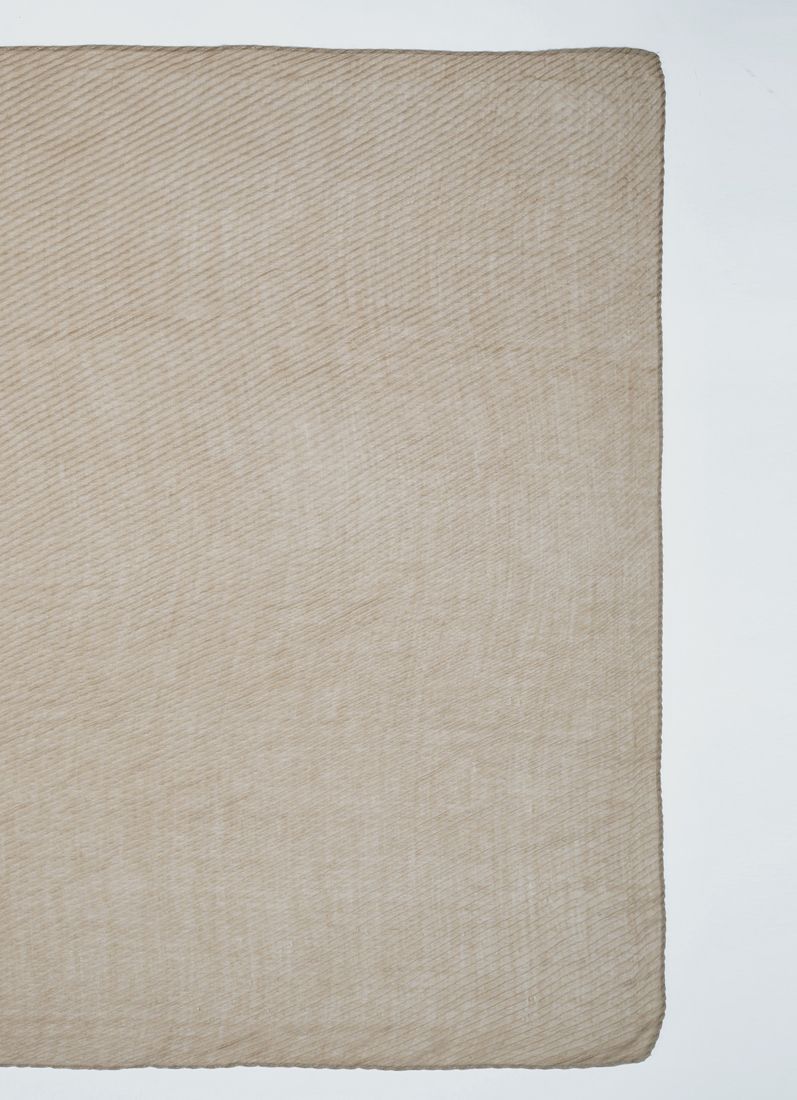 Brown Cotton Crinkled scarf