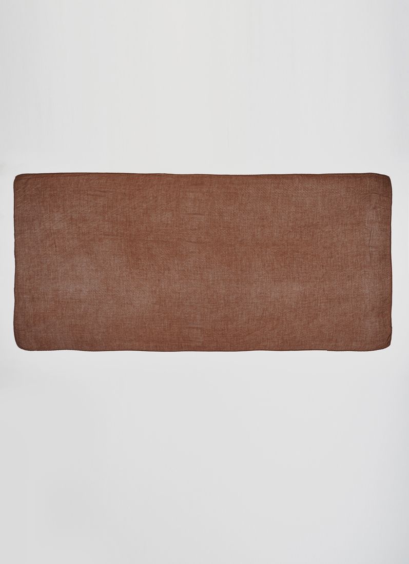 Chocolate Cotton Crinkled scarf