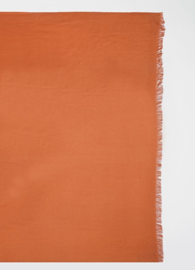 Dark Brown Cotton Poly Soft scarf