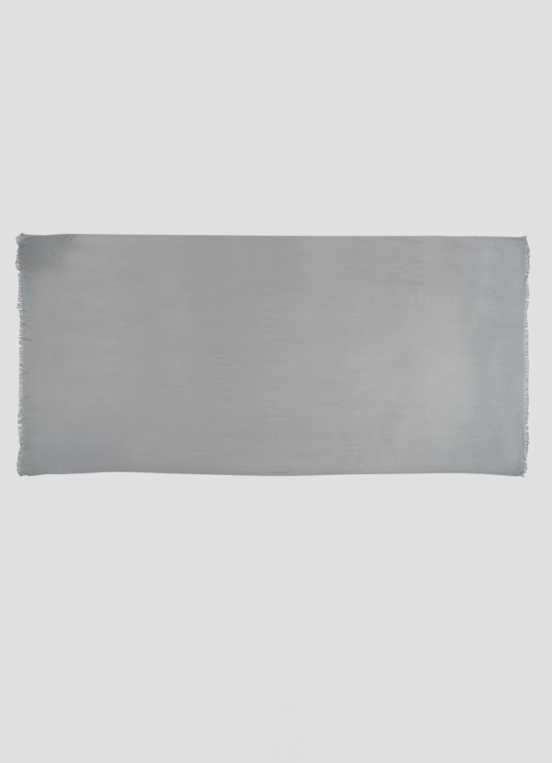 Grey Cotton Poly Soft scarf