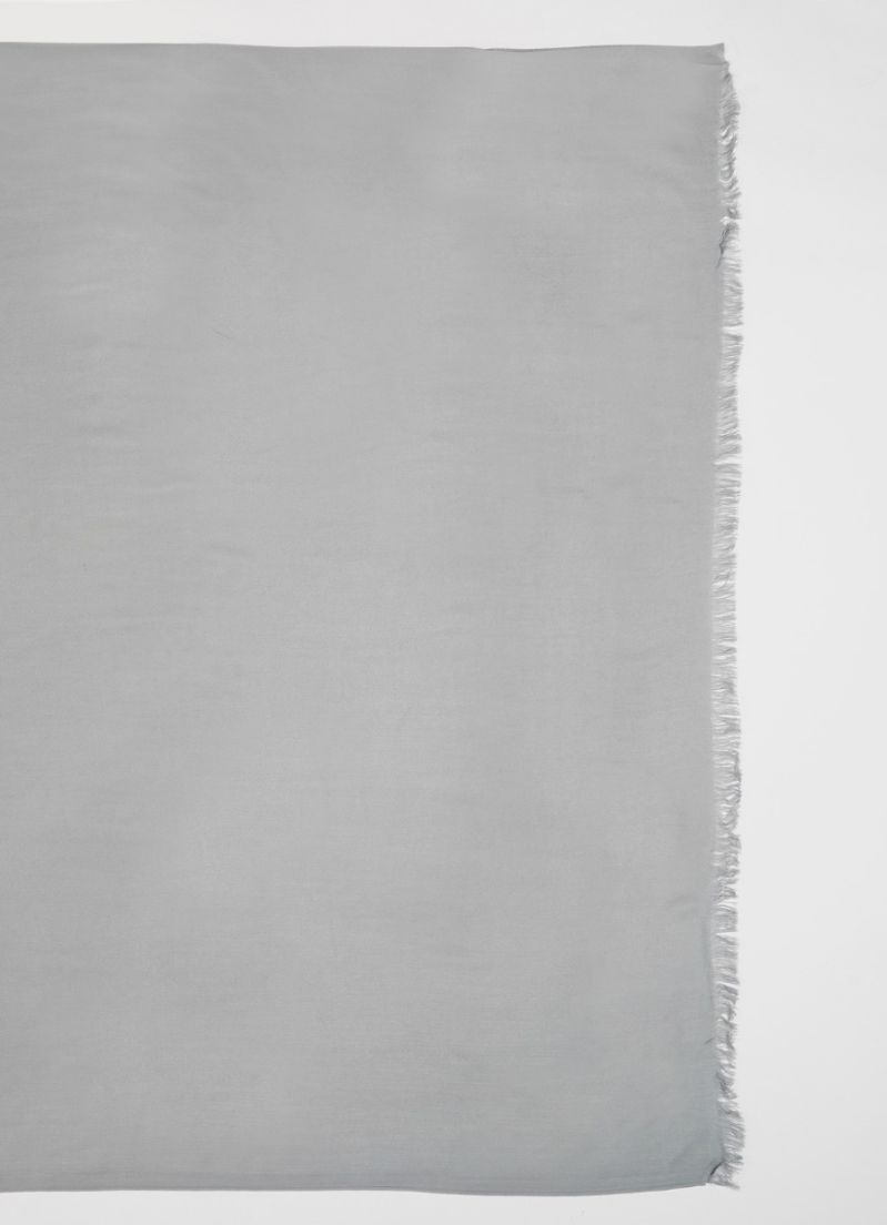 Grey Cotton Poly Soft scarf