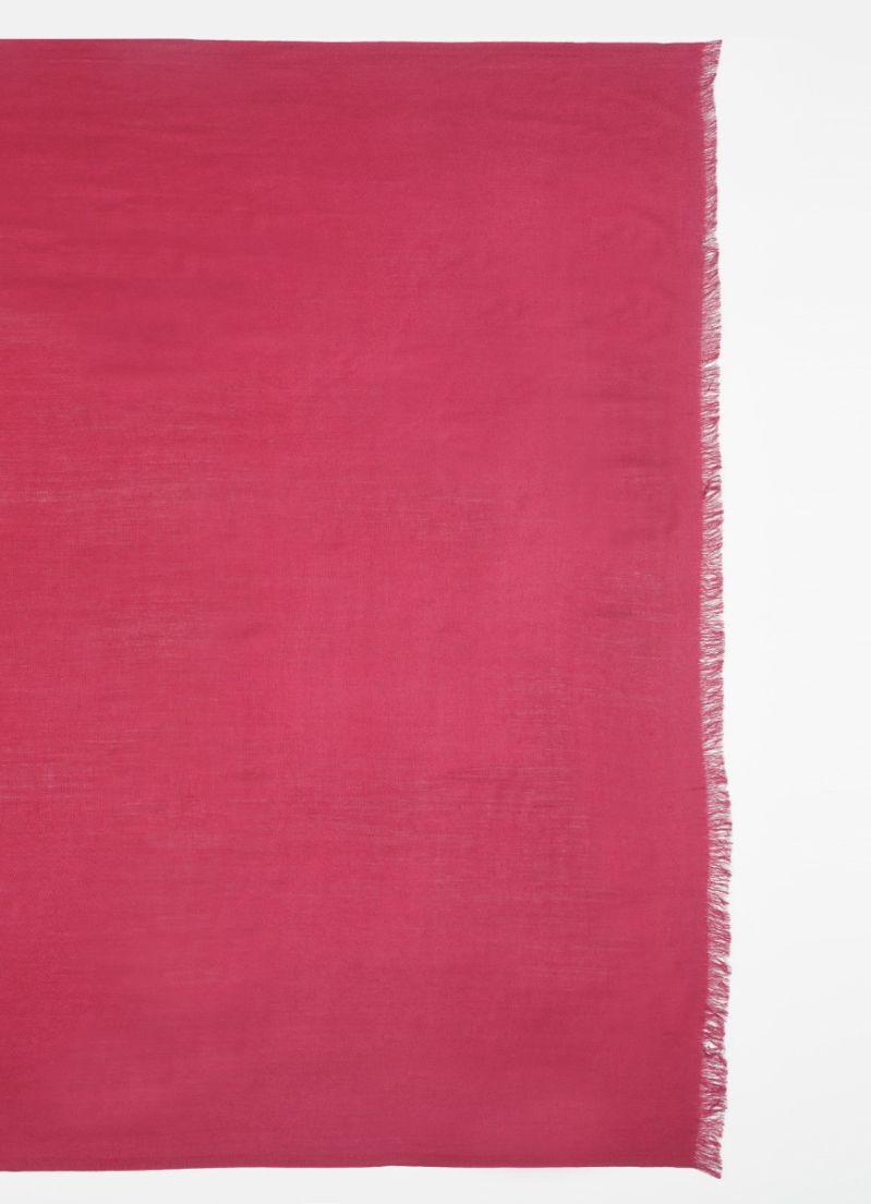 Maroon Cotton Poly Soft scarf