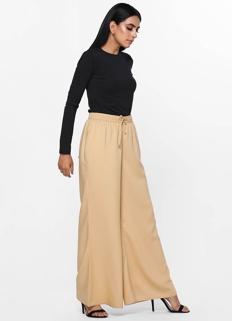 Buy Rayon Wide Leg Trousers