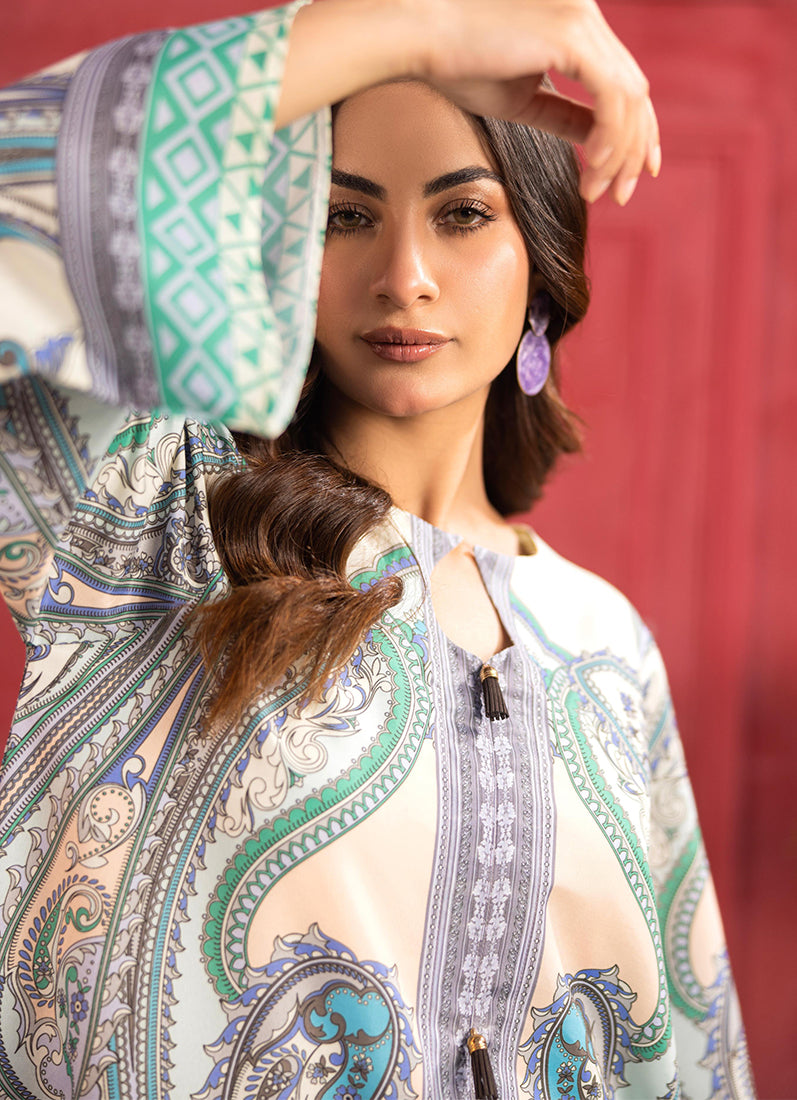 Pink Lawn Printed Co-ord Set