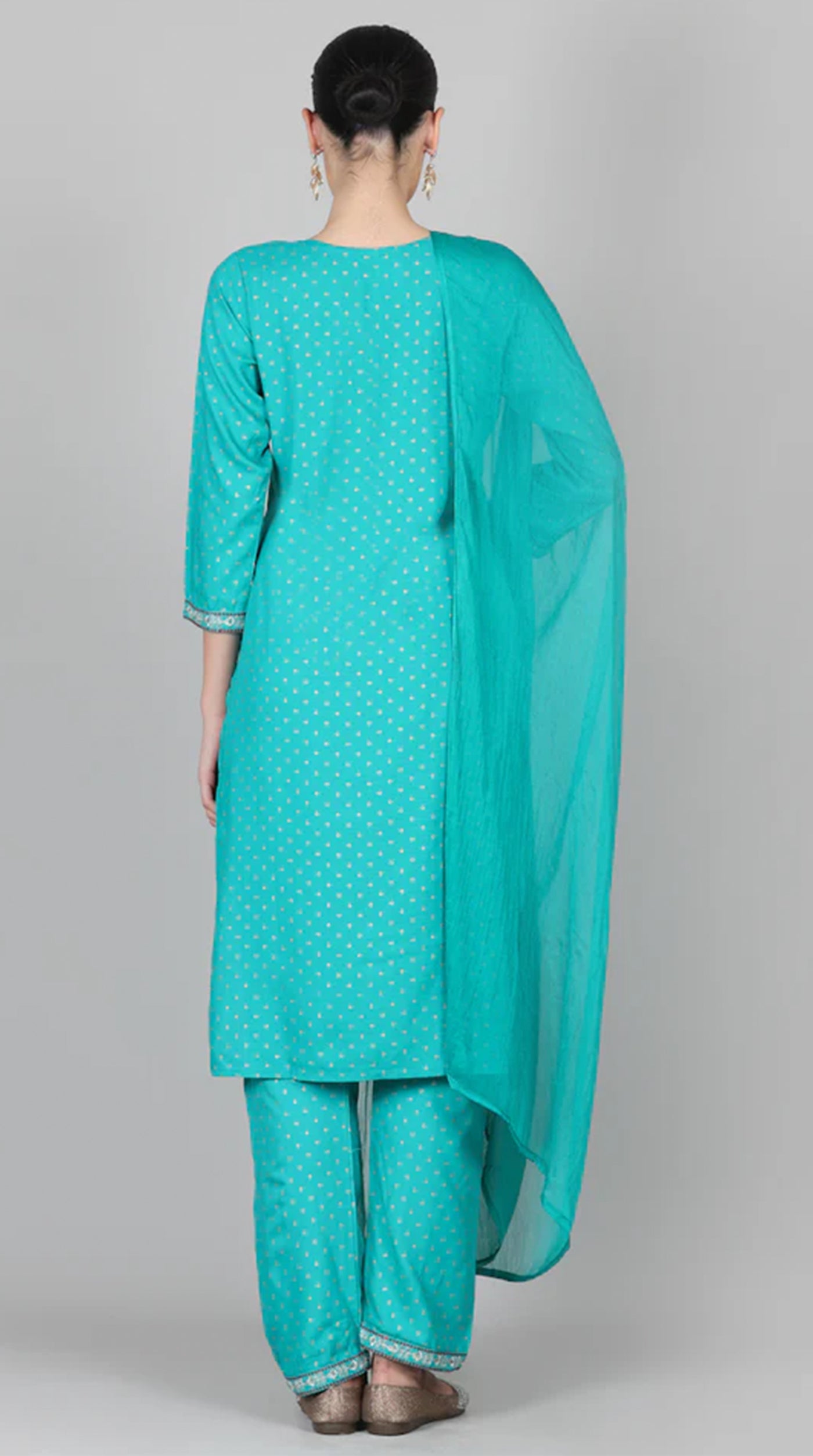 Rama Thread Embroidered Suit Set