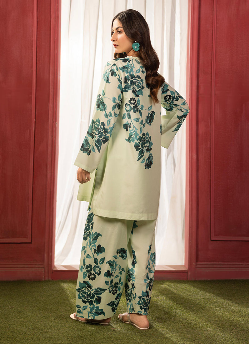 Mint Green Lawn Printed Co-ord Set