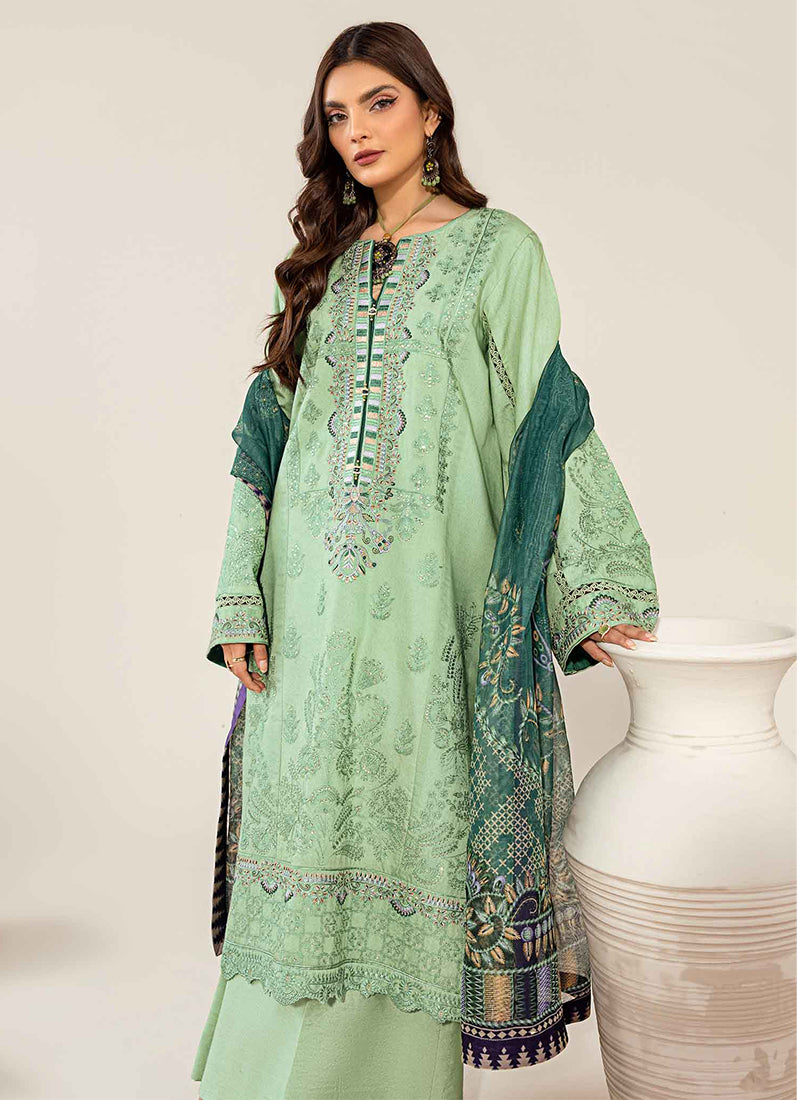 Mint Green Loom Net Suit Set