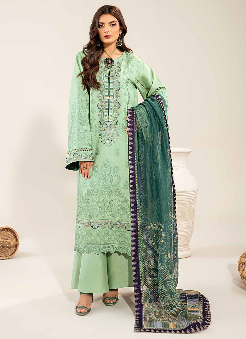 Mint Green Loom Net Suit Set