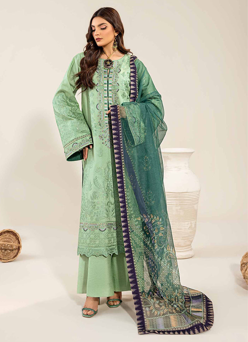 Mint Green Loom Net Suit Set