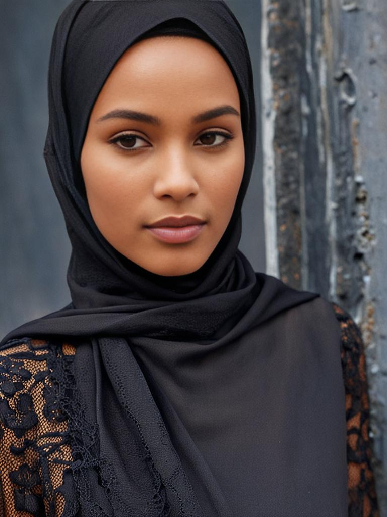 Black Lace scarf
