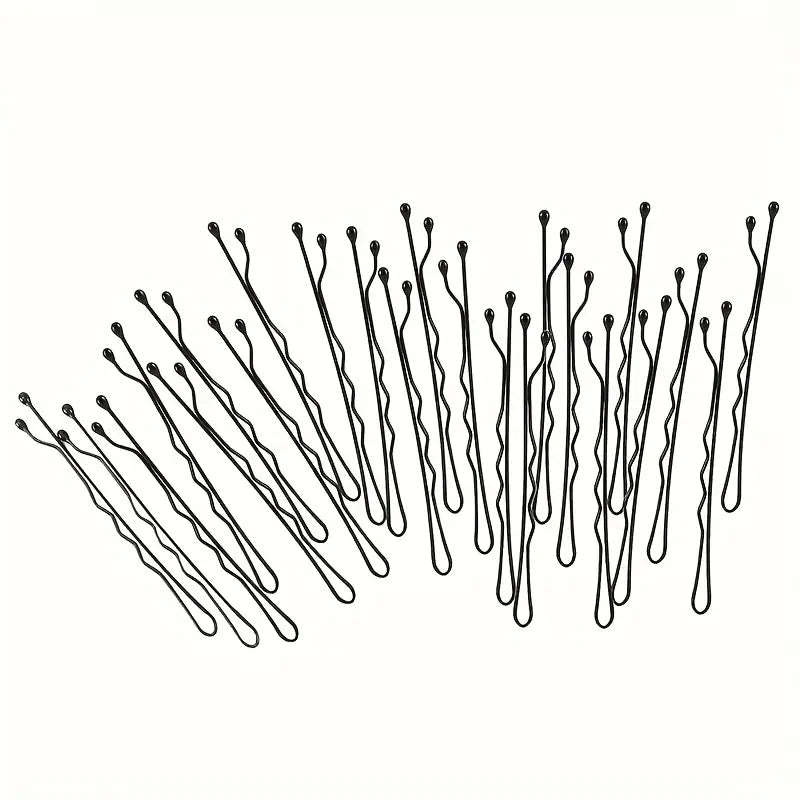 Plain Black Bobby Pins