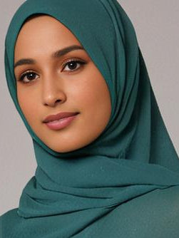 Rama Green Georgette Soft scarf