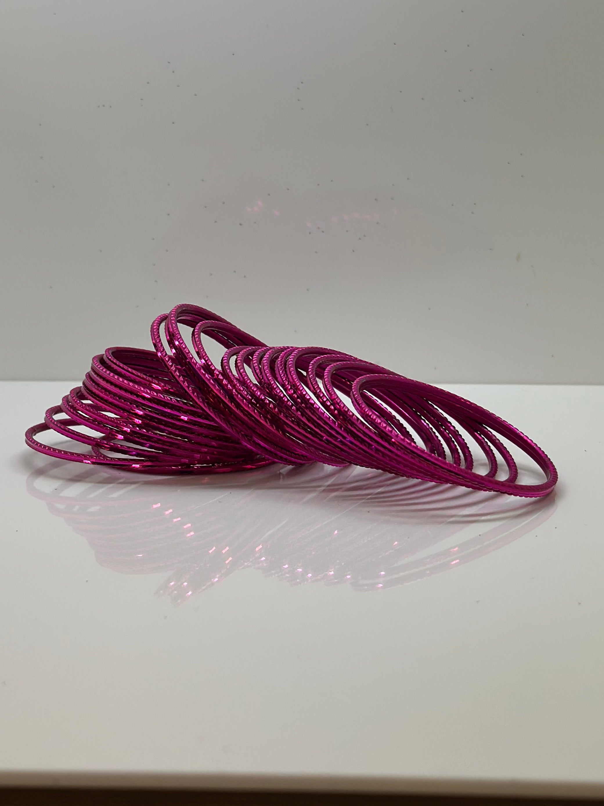 Rani Pink Bangle Set