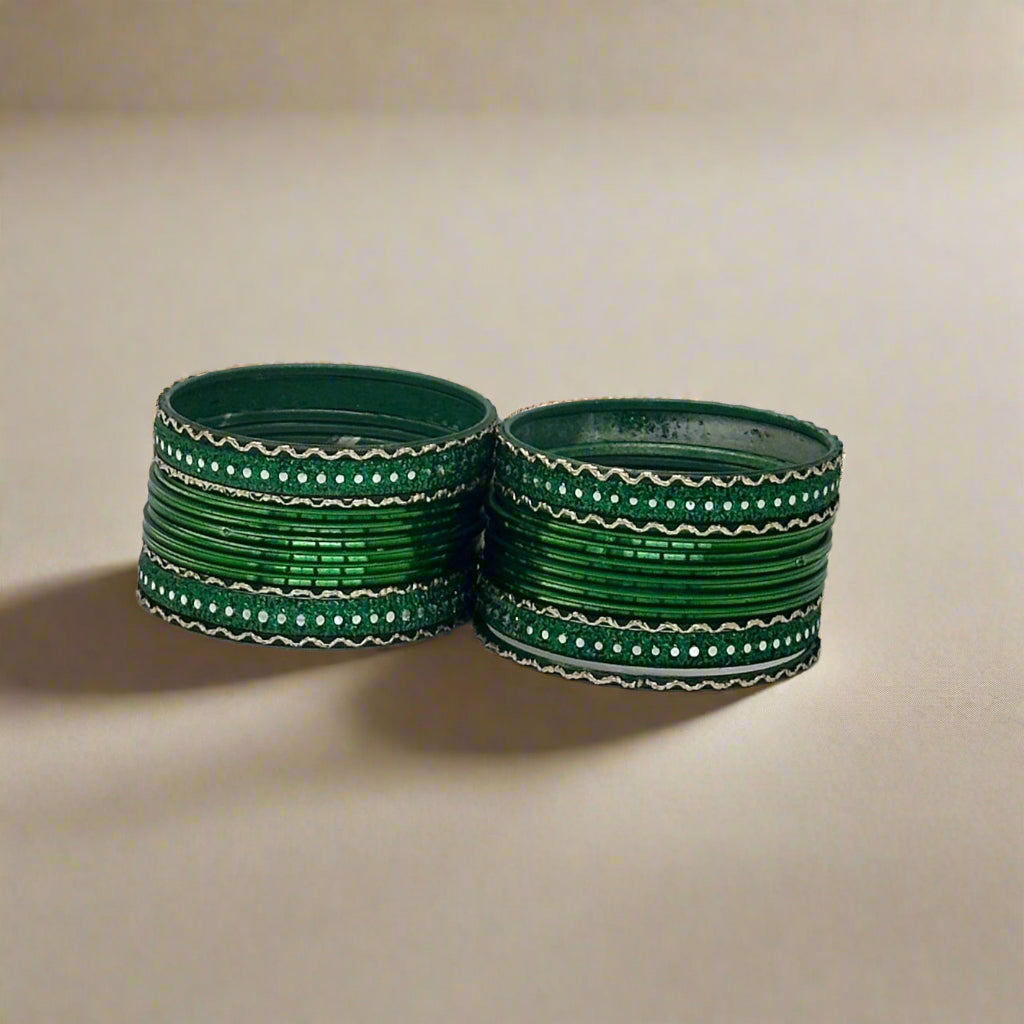 Green Kids Bangles