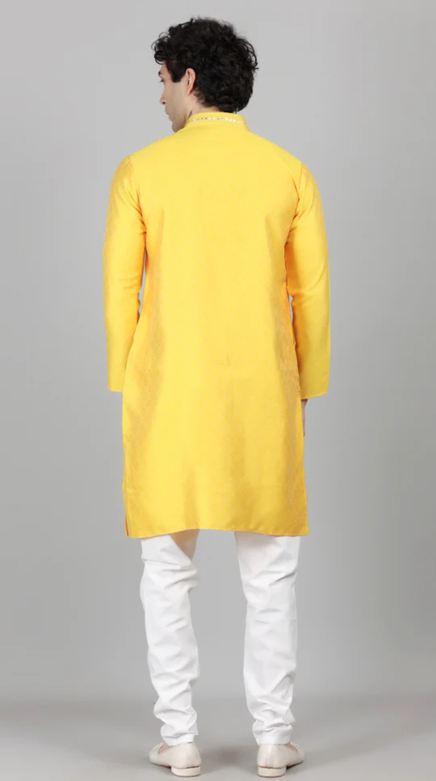 Men's Haldi Yellow Kurta Payjama Set