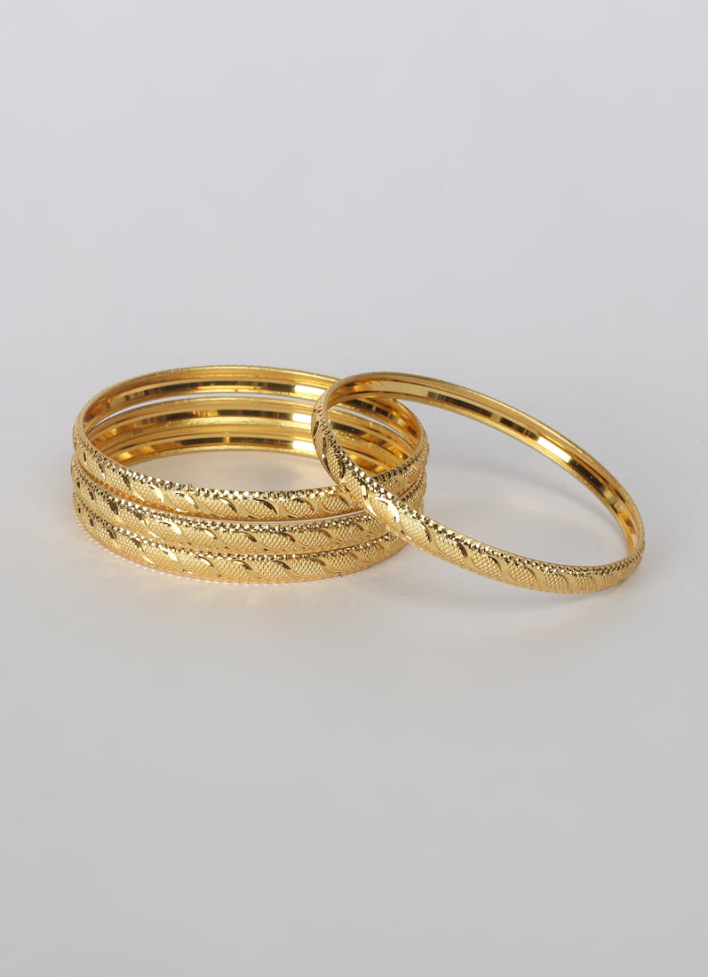 Traditional Gold plated bangle Set