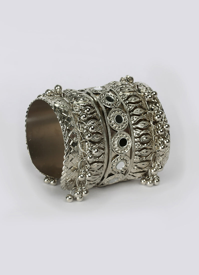 Oxidised Cuff Set