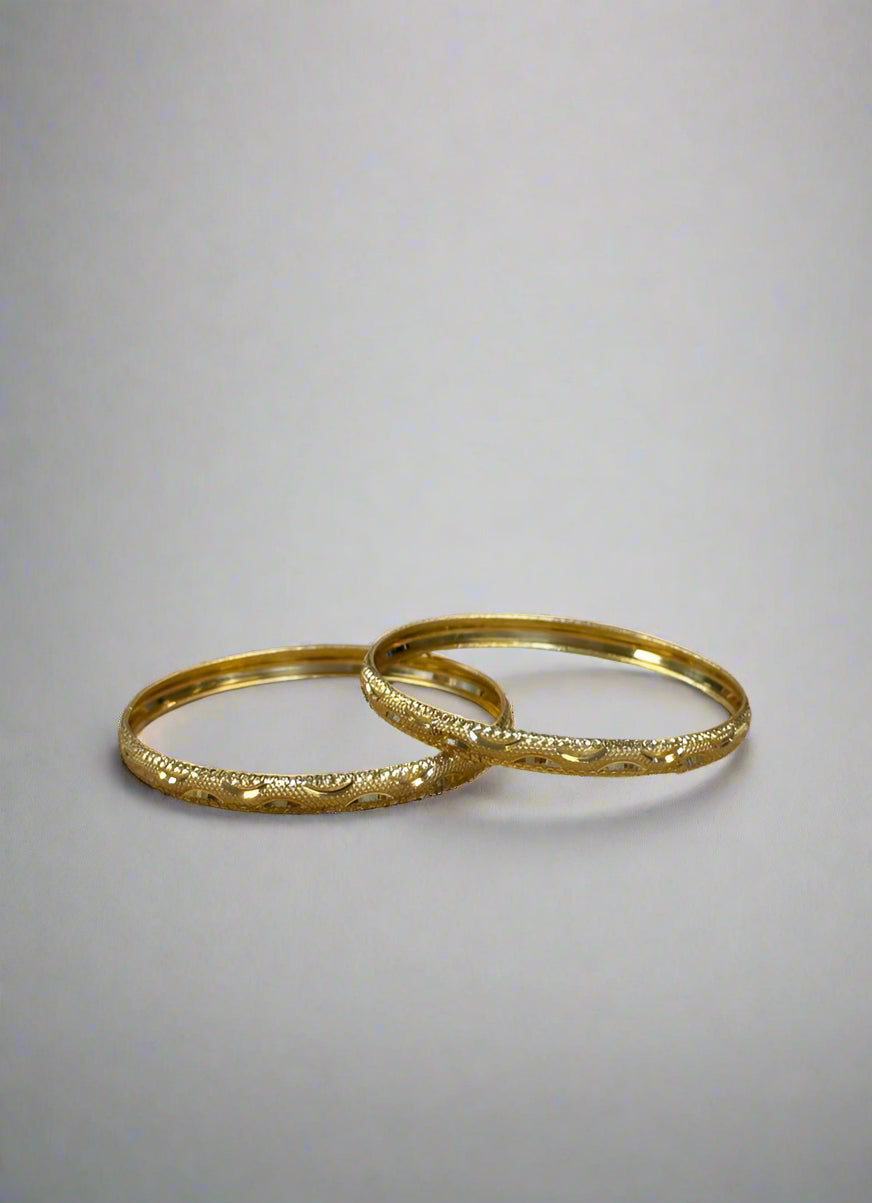 Gold Plated bangle Set