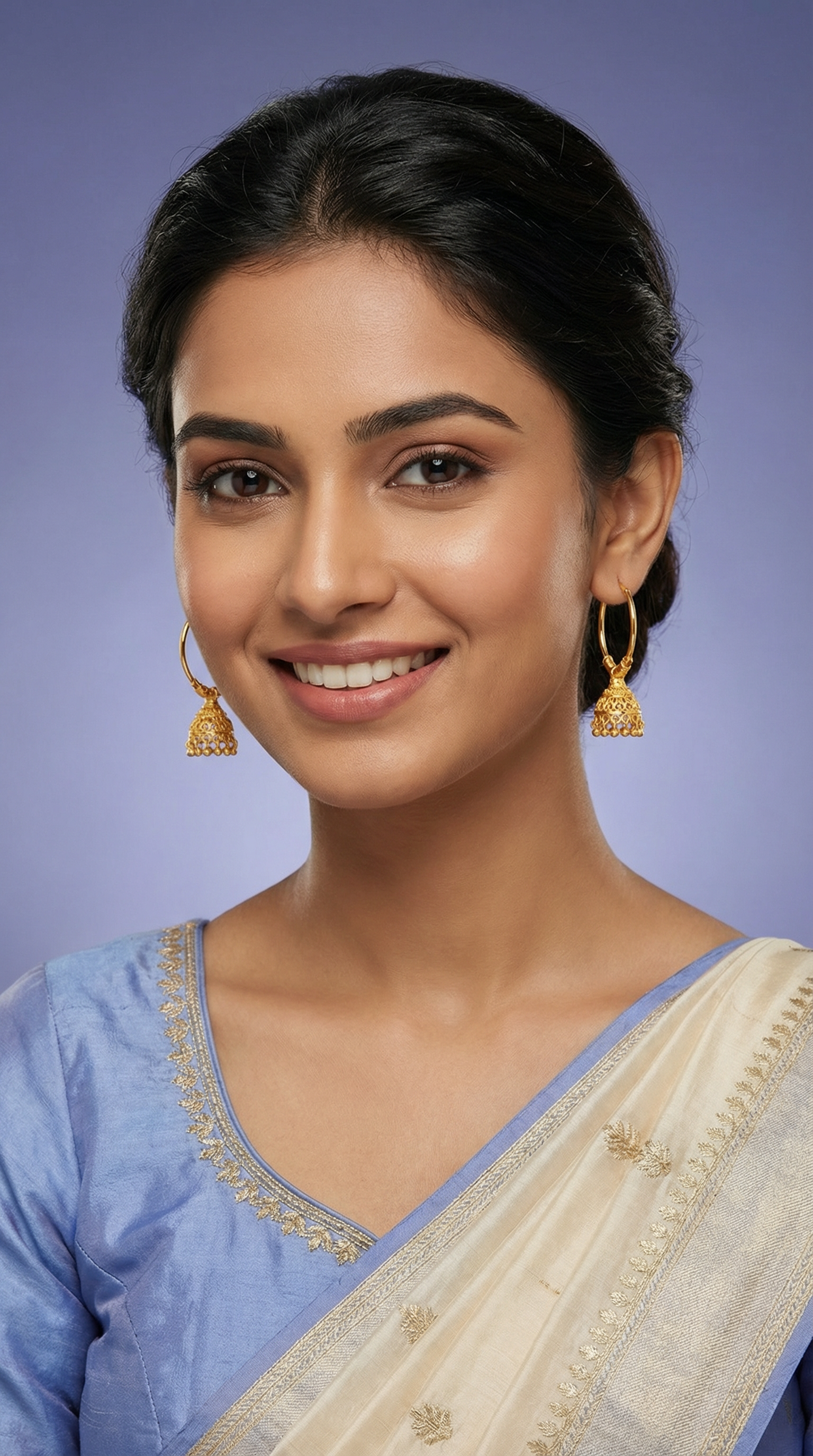 Traditional Gold Bali Style Jumki Earrings
