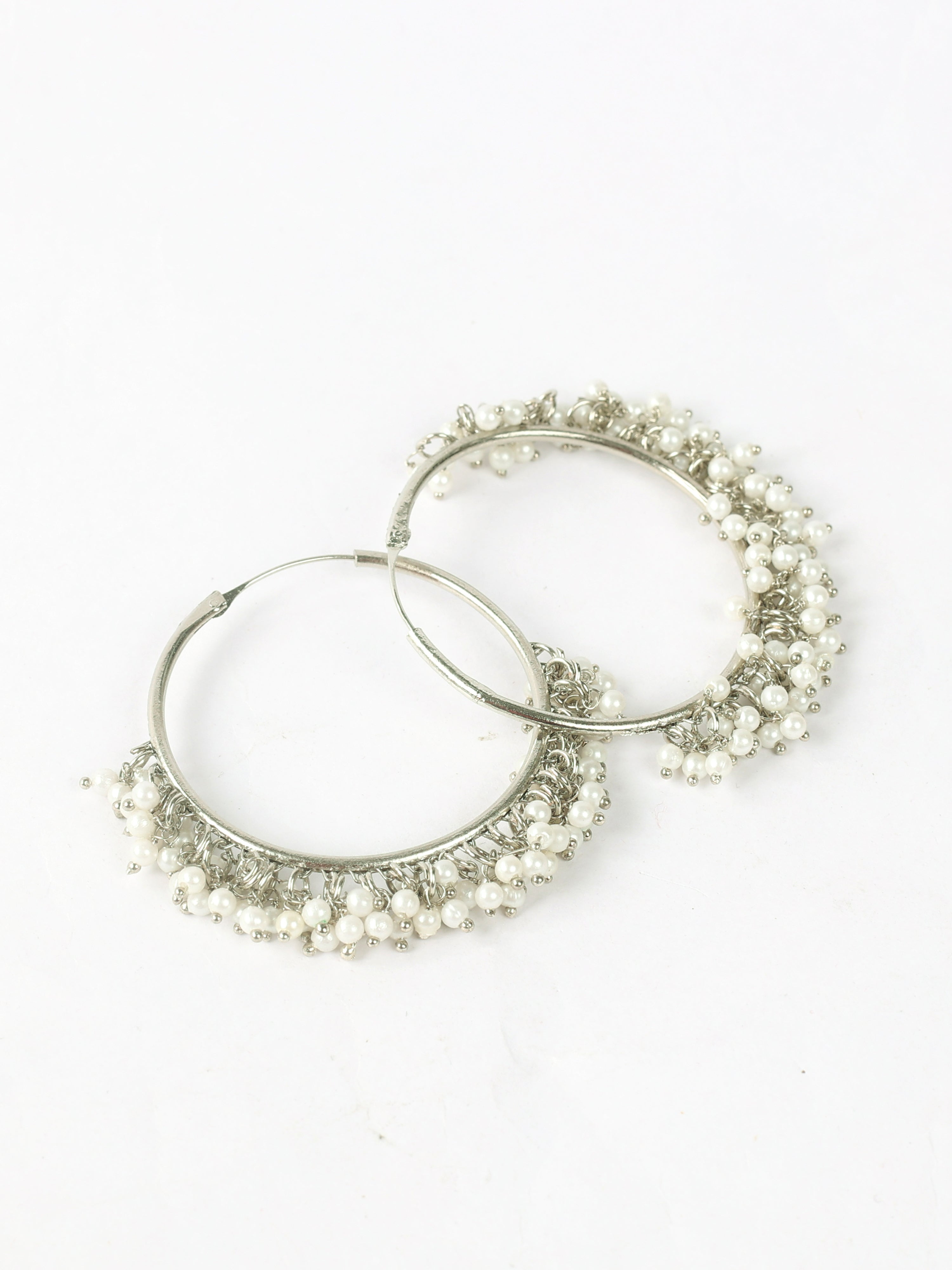 Silver Crsytal Beads Bali
