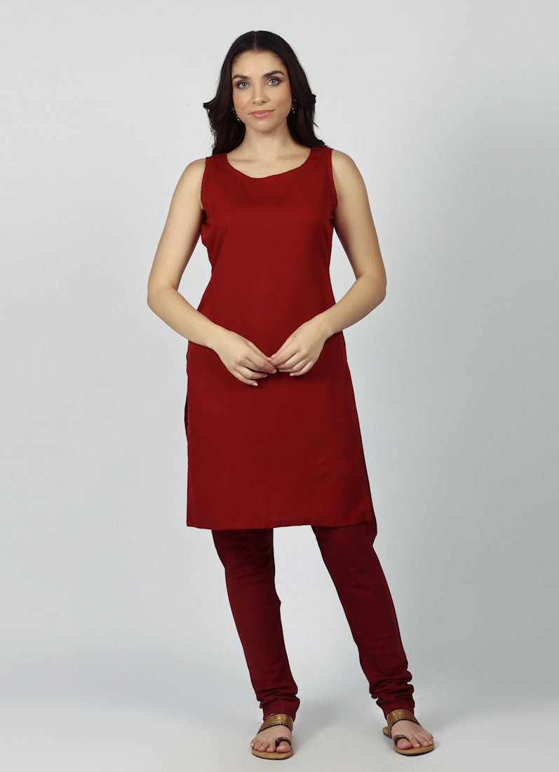 Wine Chiffion Printed Jacket Style Suit Set