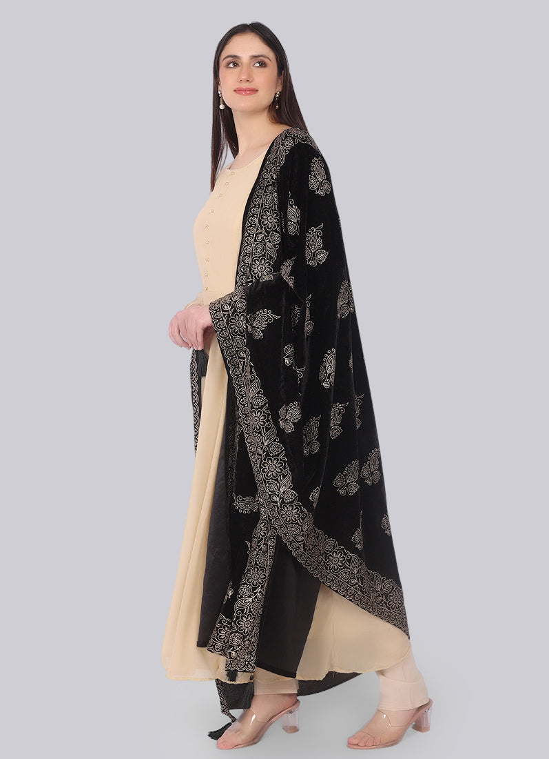 Georgette Beige Bias-Cut Suit Set