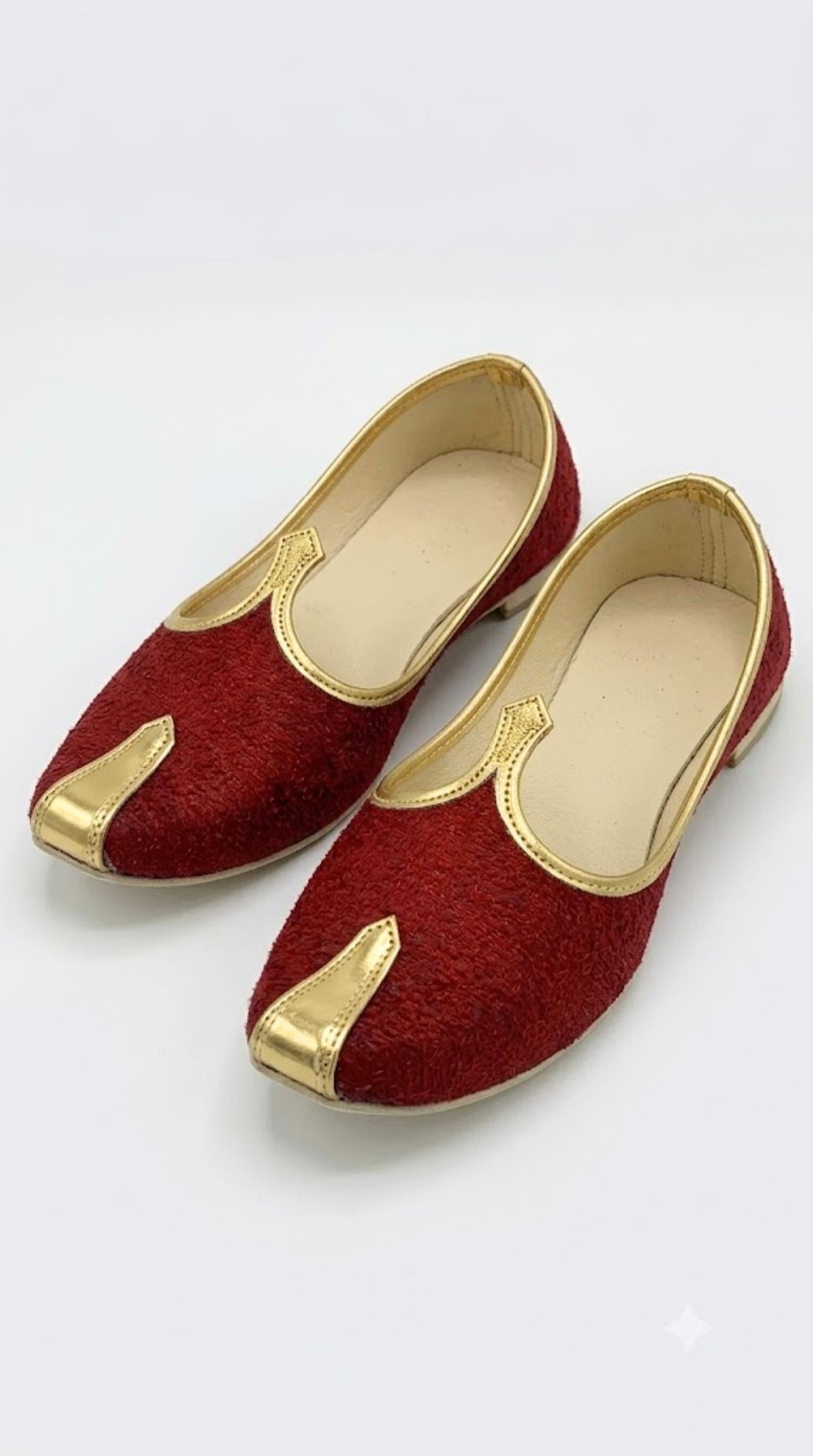 Mens Maroon Jutti