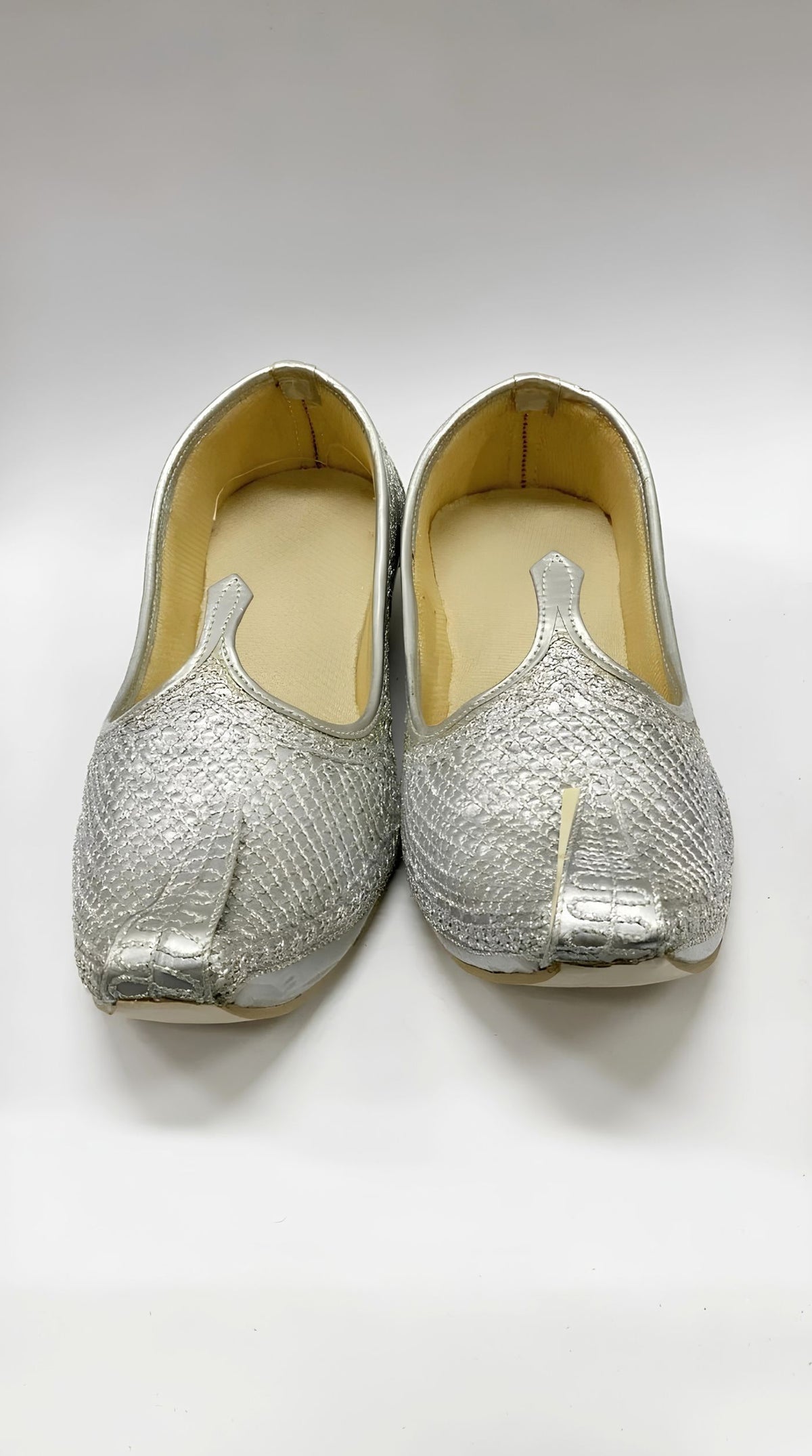 Silver Mens Jutti Pair