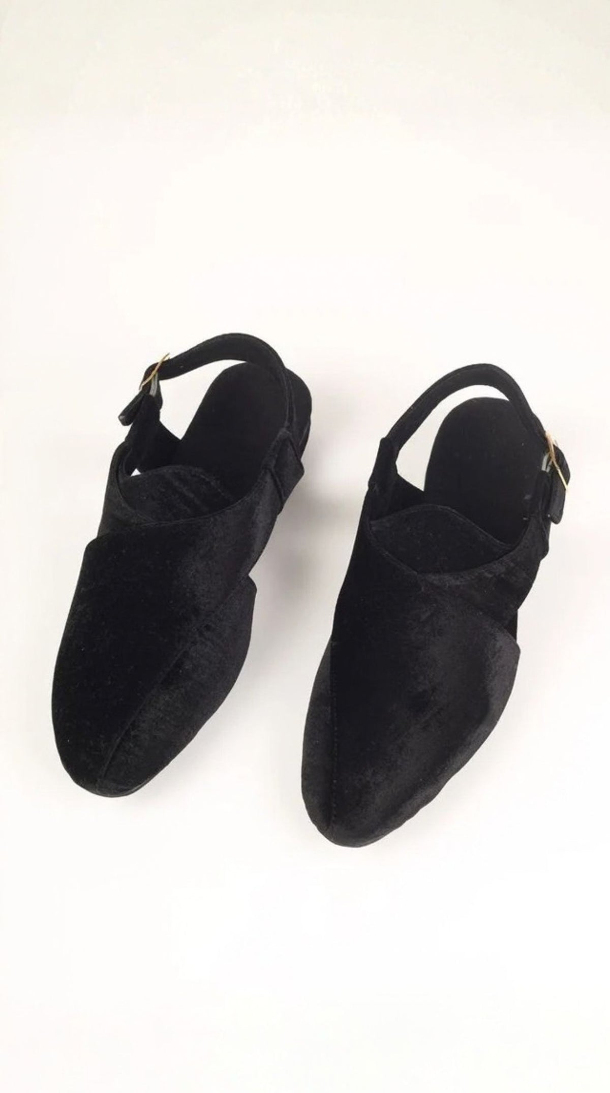Black Velvet Mens Jutti Pair