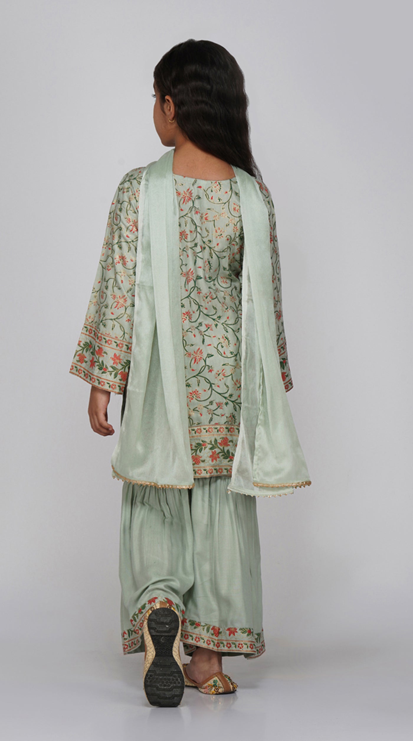 Kids  Rayon Gharara Suit Set