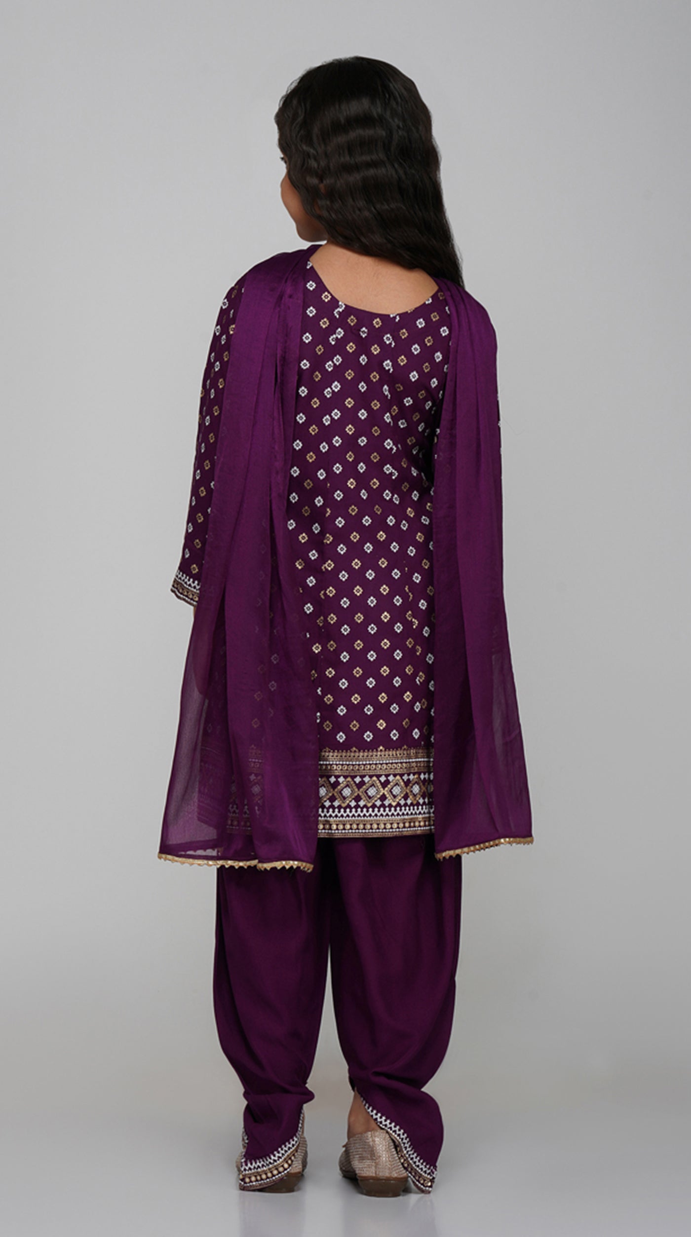 Kids  Rayon A-Line Suit Set