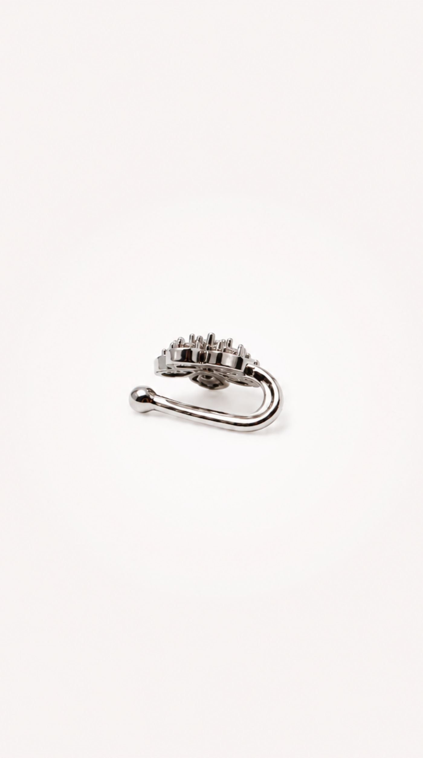 Oxidised Silver Classic Nose Ring