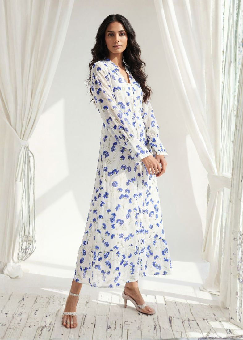 White Jacket Suit Set