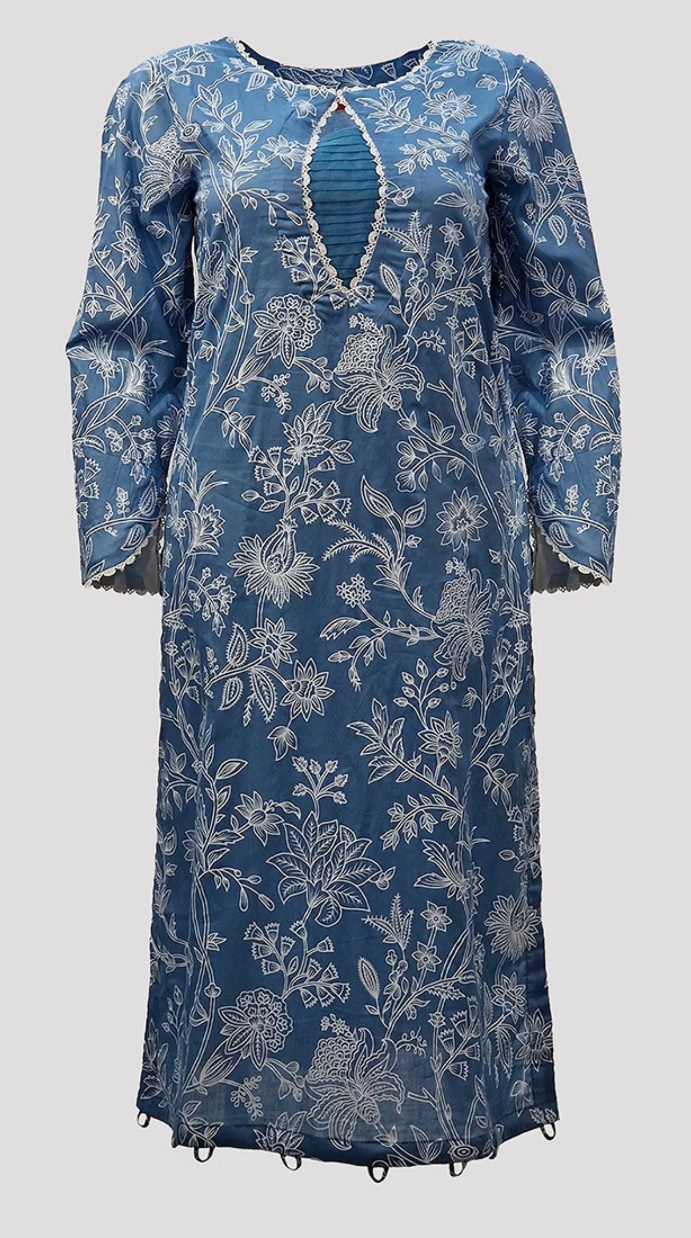 Blue Lawn Printed Co-ord Set