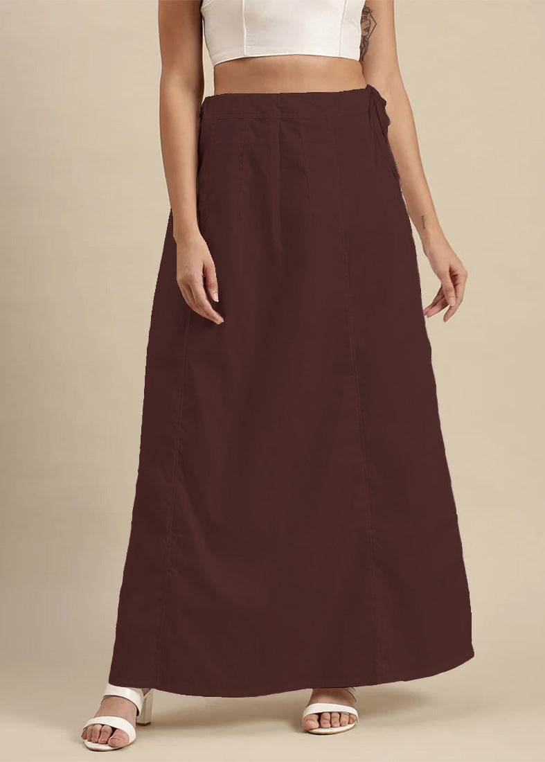 Classic Brown Cotton Petticoat
