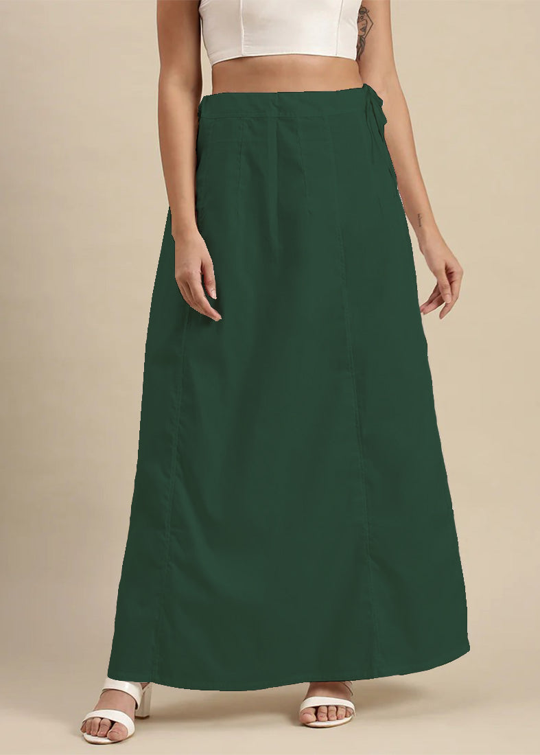 Classic Dark Green Cotton Petticoat