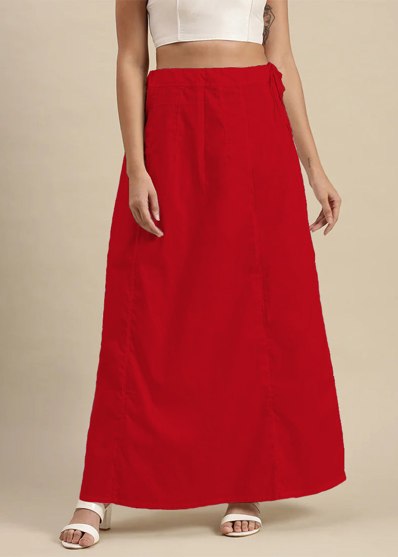 Classic Maroon Cotton Petticoat